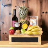 Fruit Abundance Wine Gift Basket - Monthly Sommelier gift basket delivery - USA delivery