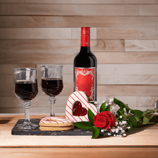 The Complete Pink Rose & Wine Gift Set