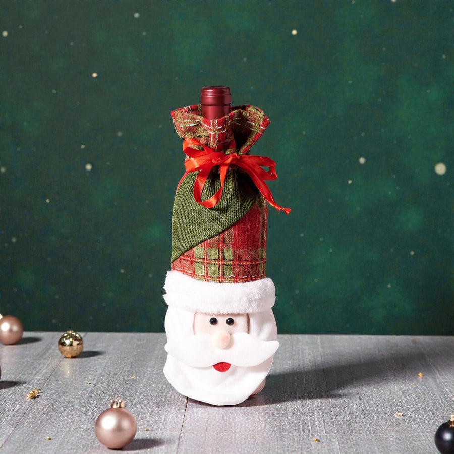 Jolly Santa Wine Bag,  Christmas,  Wine Gift,  wine, wine gift bag delivery, delivery wine gift bag, Christmas wine USA, USA Christmas wine, USA