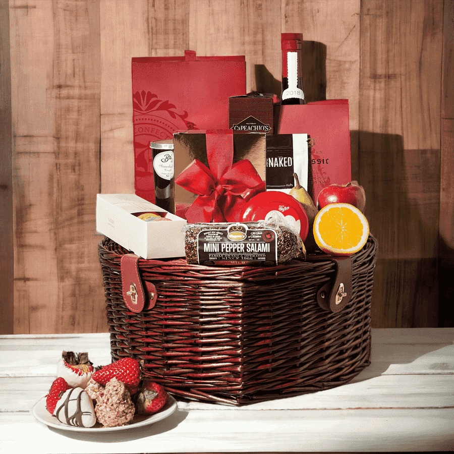 BBQ, Meat, & Cheese Wine Gift Basket - wine gift baskets - USA delivery -  Monthly Sommelier USA