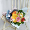 Multi-coloured mixed floral bouquet. USA Delivery.