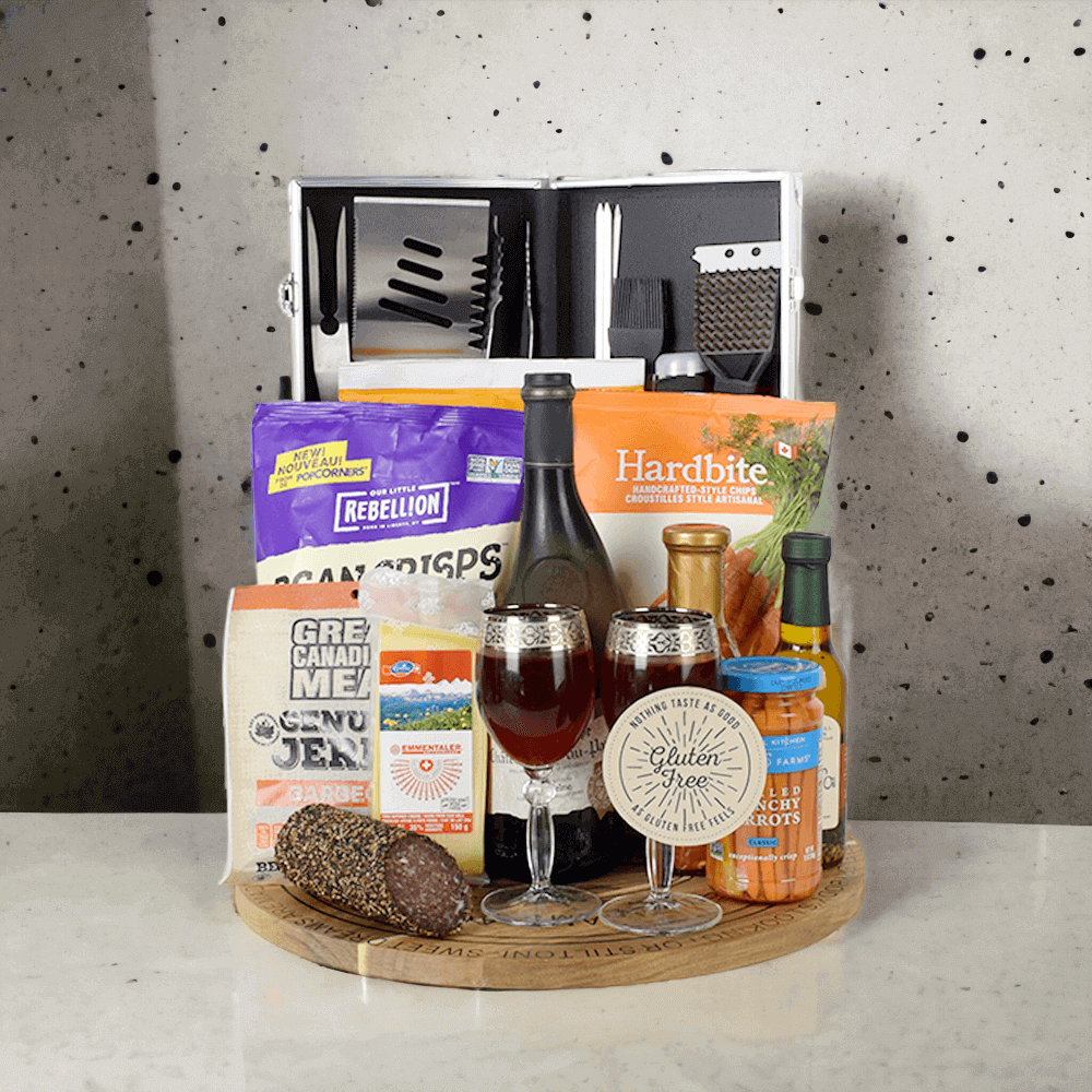 Classy Party Gift Set from Monthly Sommelier USA - Gourmet Gift Basket - USA Delivery