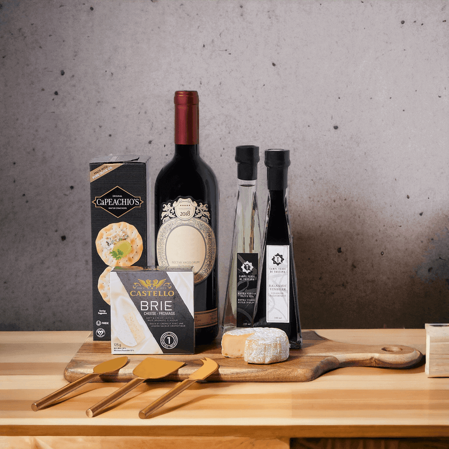 Delicious Pleasures Gift Board from Monthly Sommelier USA - Gourmet Gift Basket - USA Delivery