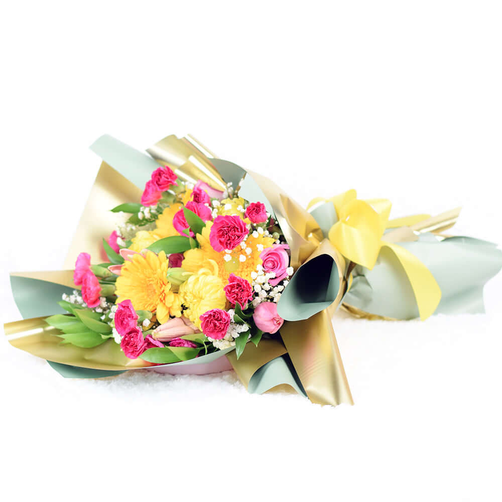 Exotic Eden Mixed Floral Bouquet from Monthly Sommelier USA - Flower Gift - USA Delivery