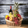 Fruitful Bounty Wine Gift Basket - Monthly Sommelier delivery - USA delivery
