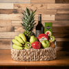 Fruits & Wine Gift Basket - Monthly Sommelier gift basket delivery - USA delivery