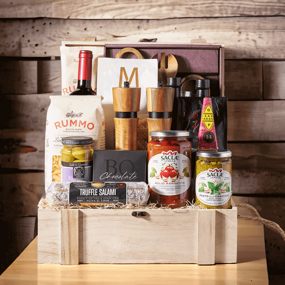 Girlfriends in Tuscany Gift Basket from Monthly Sommelier USA - Gourmet Gift Basket - USA Delivery