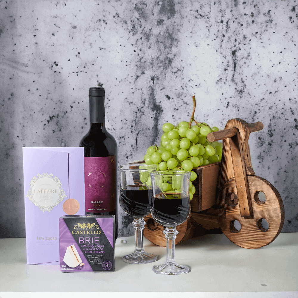 Gourmet Snack & Wine Cart