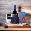 Puglia Mezzomondo Negroamaro Wine & Snack Board, wine gift, wine, gourmet gift, gourmet