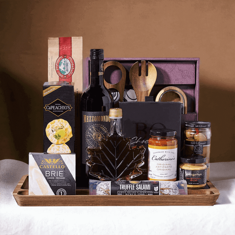 Puglia Negroamaro Wine & Pasta Gift from Monthly Sommelier USA - Wine Gift Basket - USA Delivery