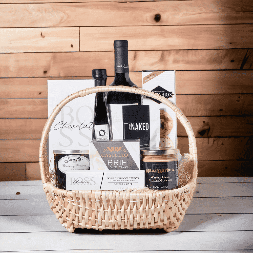 "Snacks for Everyone!" Gift Set from Monthly Sommelier USA - Gourmet Gift Basket - USA Delivery