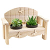  This gift has a rustic wooden planter bench and two lovely potted succulents. Delight someone in your life with a beautiful plant gift they can enjoy for months after they receive it.