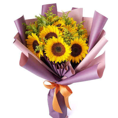 Packed with vibrancy and cheer, this warm yellow bouquet is sure to bring the much-needed dose of positivity into anyone's day.