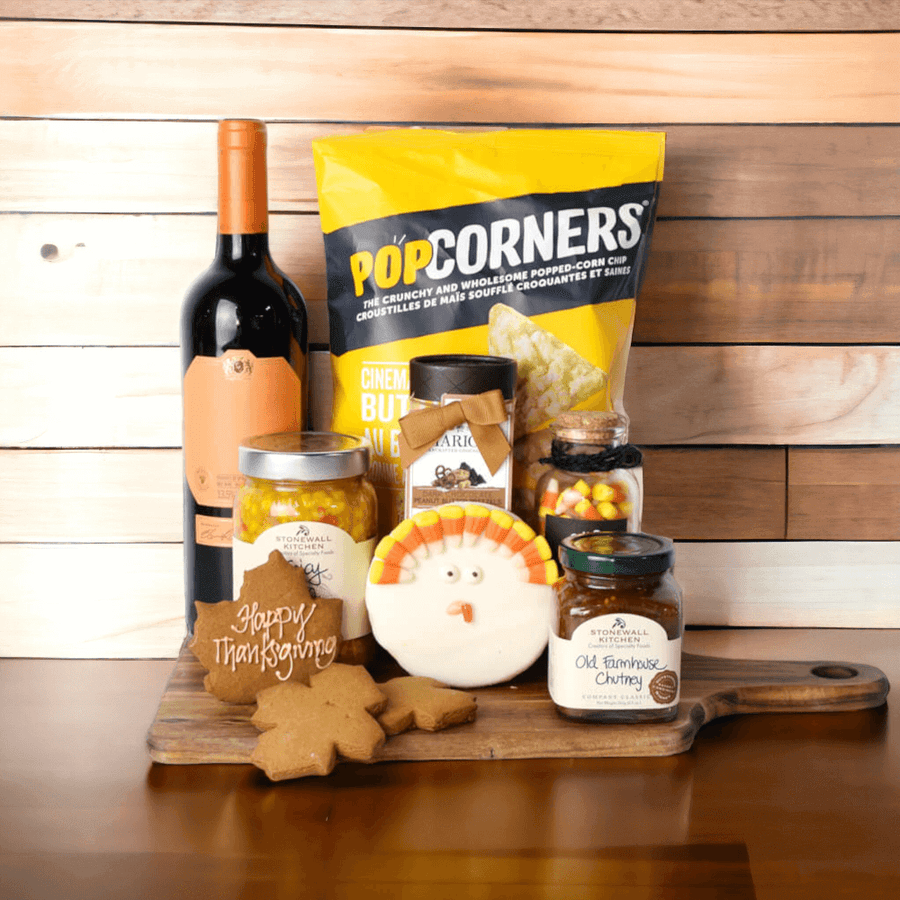 Thanksgiving Abundance Gift Set from Monthly Sommelier USA - Holiday Gift Basket - USA Delivery