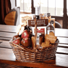  "Thanksgiving Riches" Gourmet Gift Basket with Bottle Of Wine which can be upgraded. 