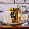 The White Veneto Wine & Pâté Gift Set from Monthly Sommelier USA - Wine Gift Basket - USA Delivery