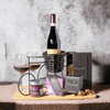 The Wine & Chocolate Gift Cart is a wonderful way to remind those in your life that you are thinking of them. Complete with a wine cart, a bottle of wine, wine glasses, and an array of gourmet treats, this gourmet selection of goodies is a true expression of generosity.